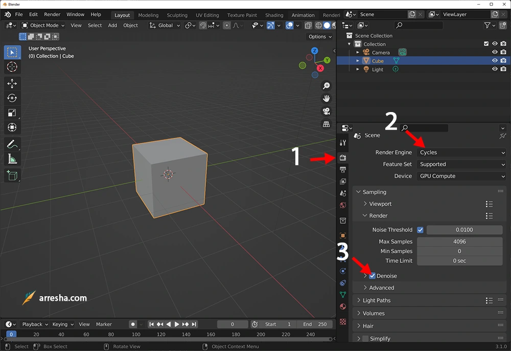 Blender Denoiser